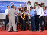 Honour with Flowers to VC Dr. J. P. Maiyanisir
